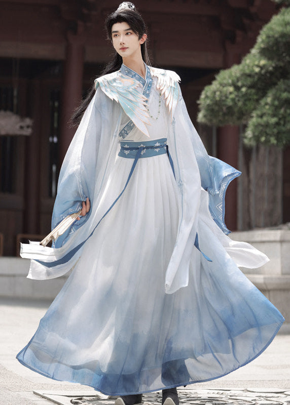 Azure Sky | 4-Piece Unisex Couple Plus Hanfu (碧落)