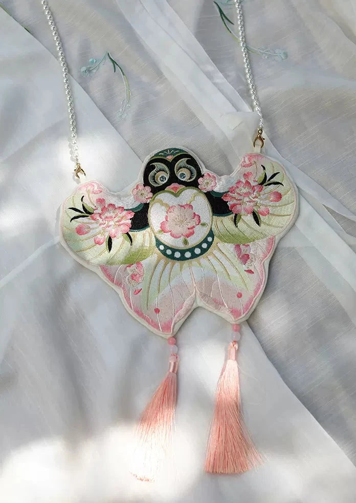 Swallow Kite | Double-Sided Embroidered Purse