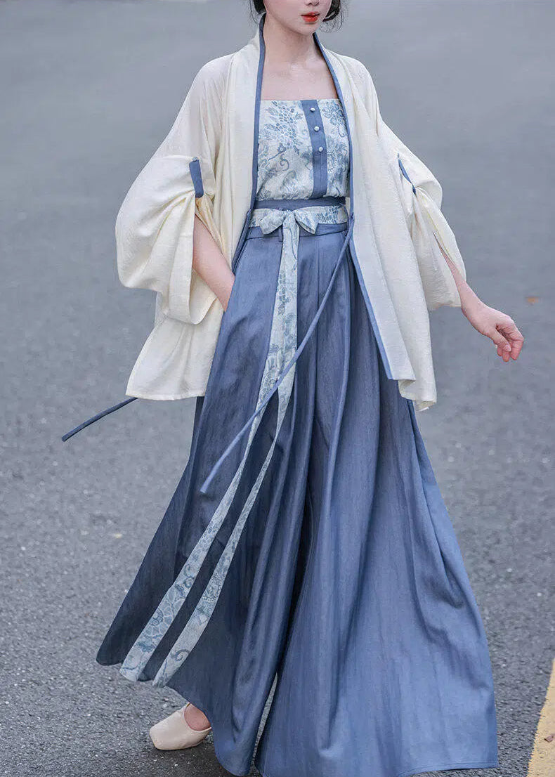 Azure | 3-piece Modern Shorts Set (空青)