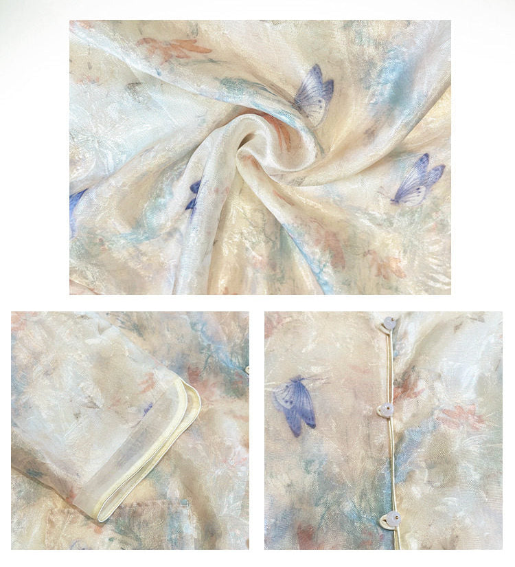 Butterfly Flower | New Chinese Style 2-Piece Set (蝶恋花)