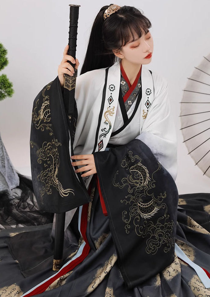 Flame Dragon | 4-Pieces Unisex Hanfu (独步惊华)