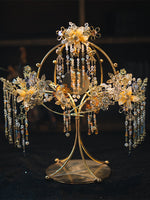 Golden Adornment | Luxury Bridal Hair Pieces (黄金芝)