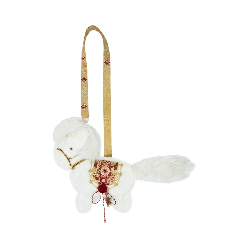White Horse | 2026 New Year Faux Fur Purse (白马嘉岁)