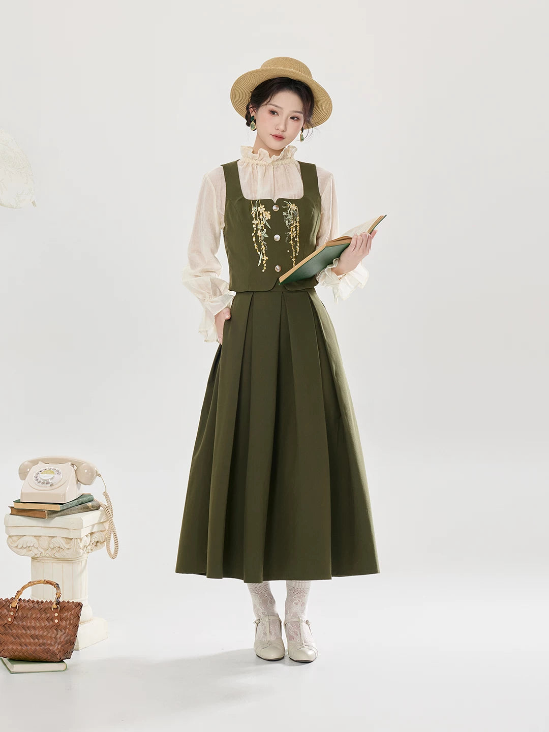 Woodland Hymn | Modern 3-Piece Hanfu (林间晨颂)