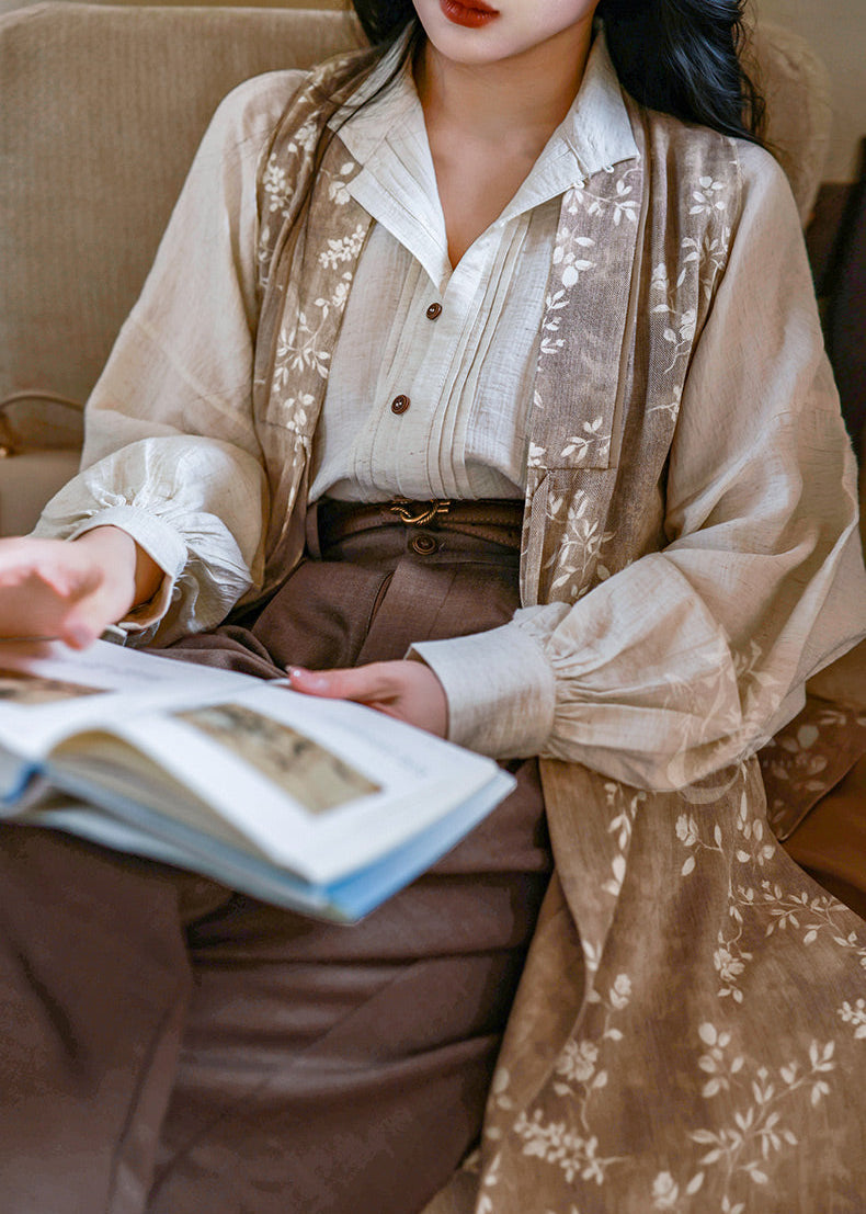 French Holiday | Modern 3-Piece Pants Set (南法假日)