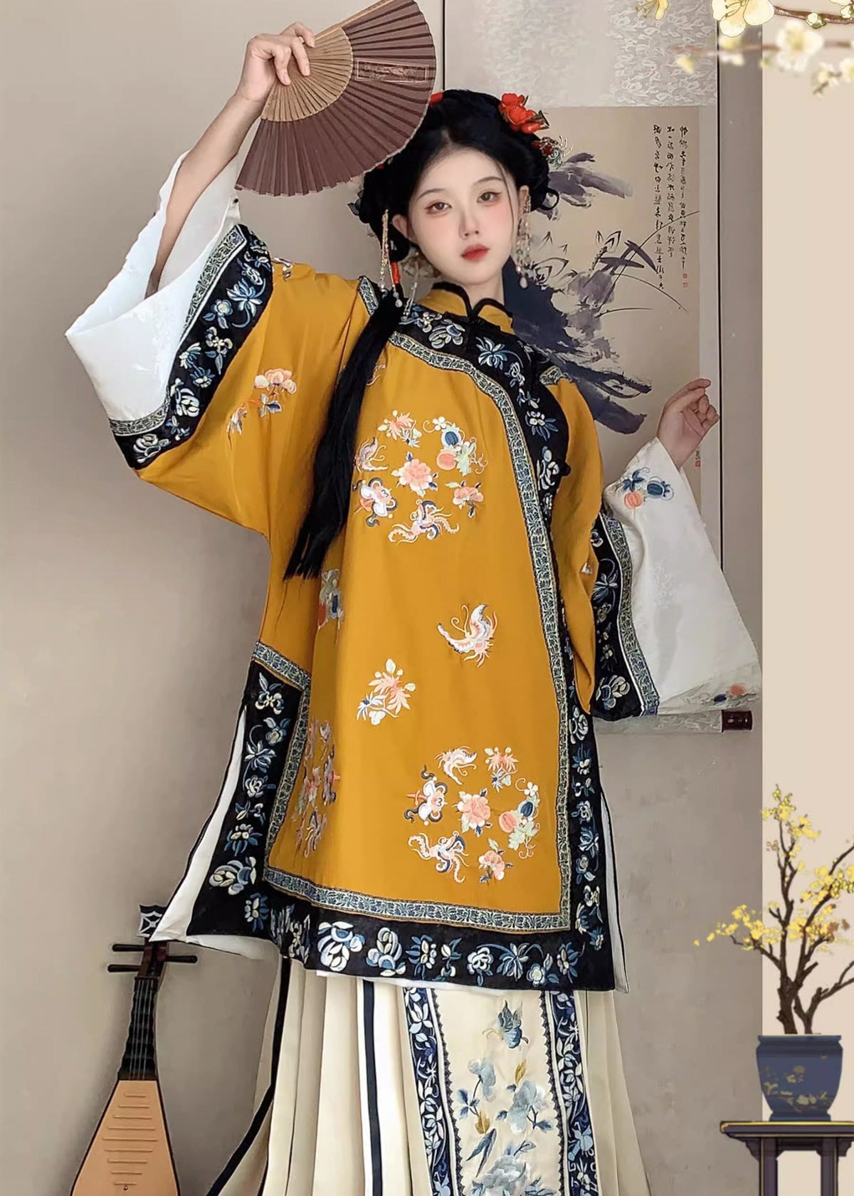 Mist Moon | 2-Piece Qing Hanfu Dress (烟月)
