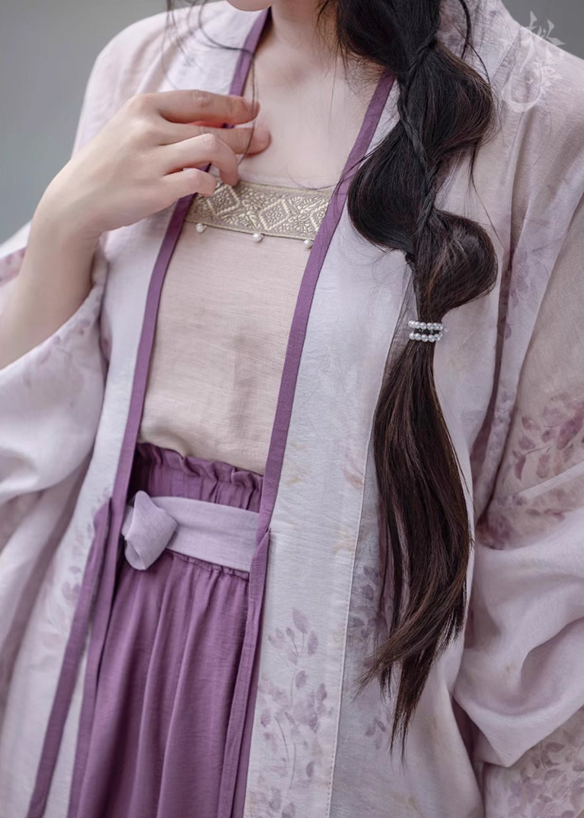Wisteria Slush | 3-piece Hanfu Set (紫藤冰沙)