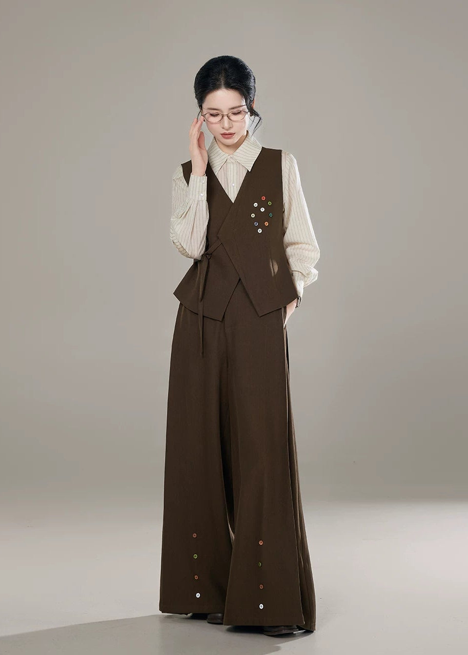 Breeze Tale | Modern 3-Piece Pants Set (揽风叙)