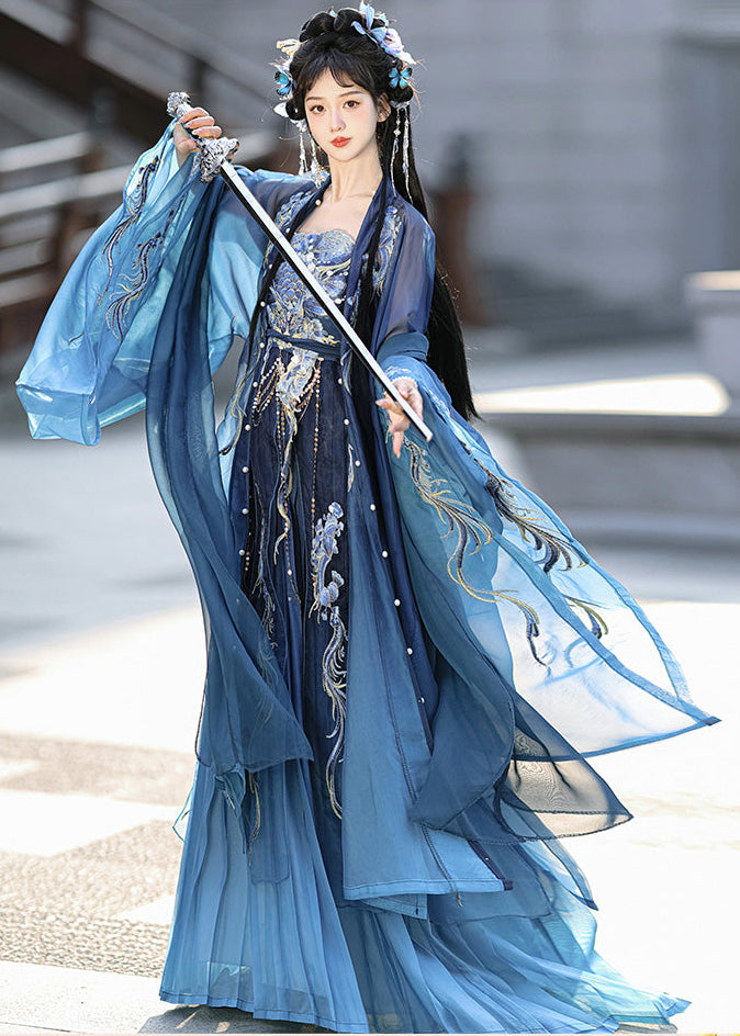 Dragon Queen  | 5-Piece Embroidered Hanfu (西海龙王)