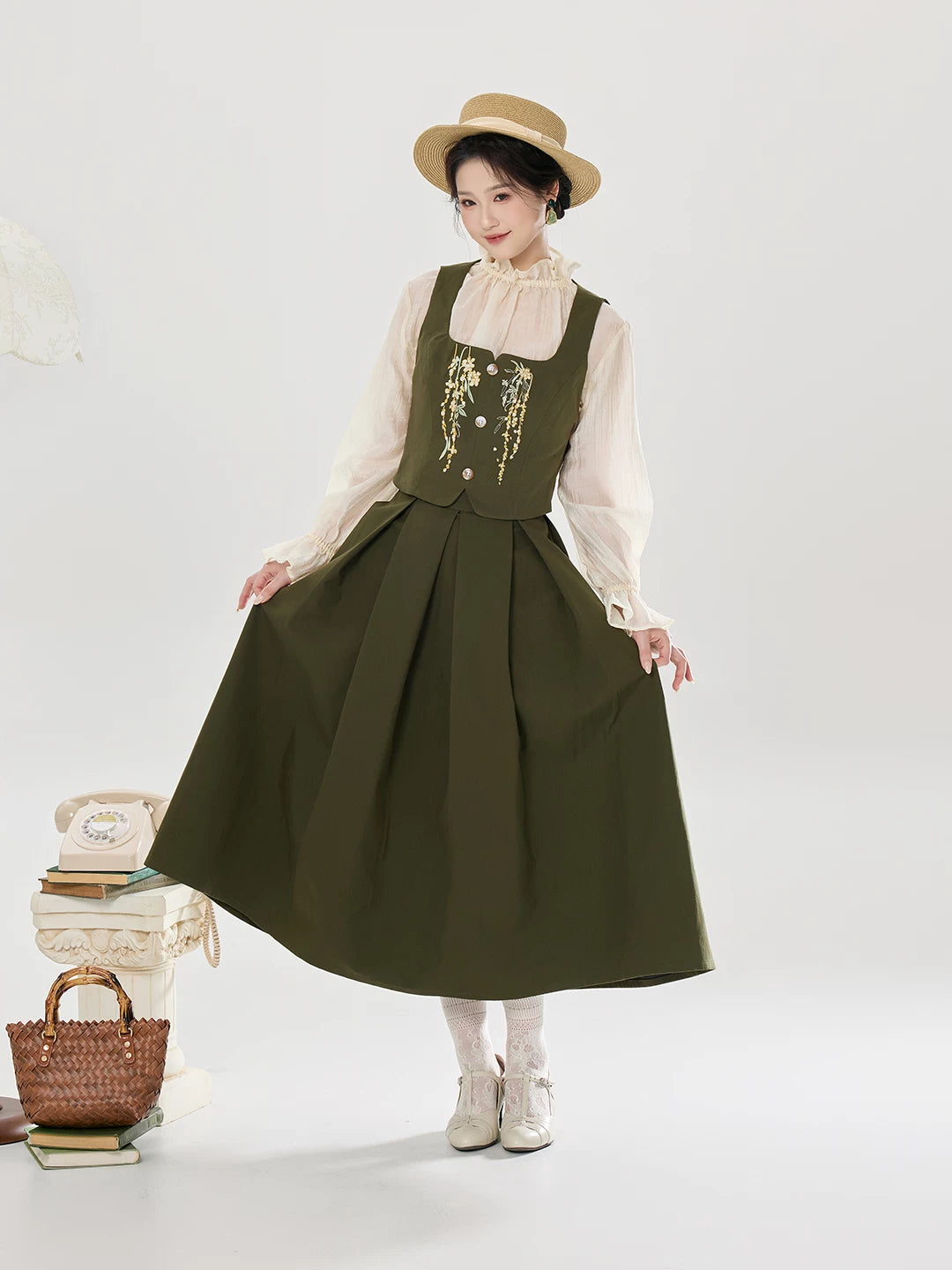 Woodland Hymn | Modern 3-Piece Hanfu (林间晨颂)
