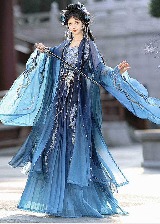 Dragon Queen  | 5-Piece Embroidered Hanfu (西海龙王)