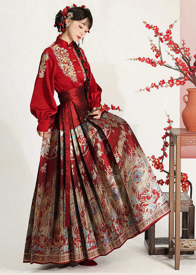 Dual Flow | Modern Custom Made Ma Mian Skirt (两不疑)