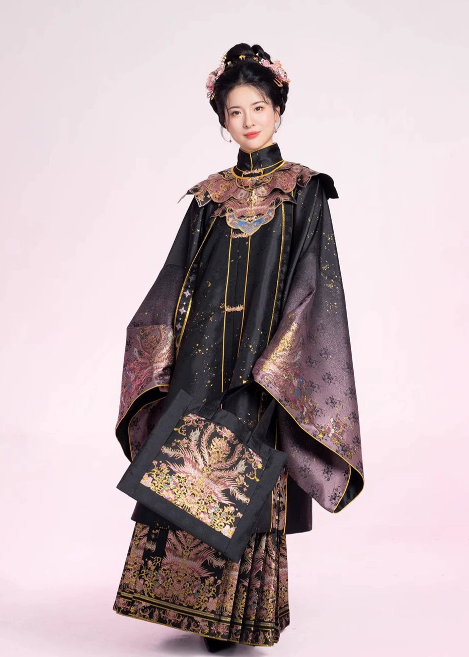 Pink Jade | 6-Piece Graduation Hanfu Gown () NewMoonDance Pink Jade | 6-Piece Graduation Hanfu Gown () NewMoonDance