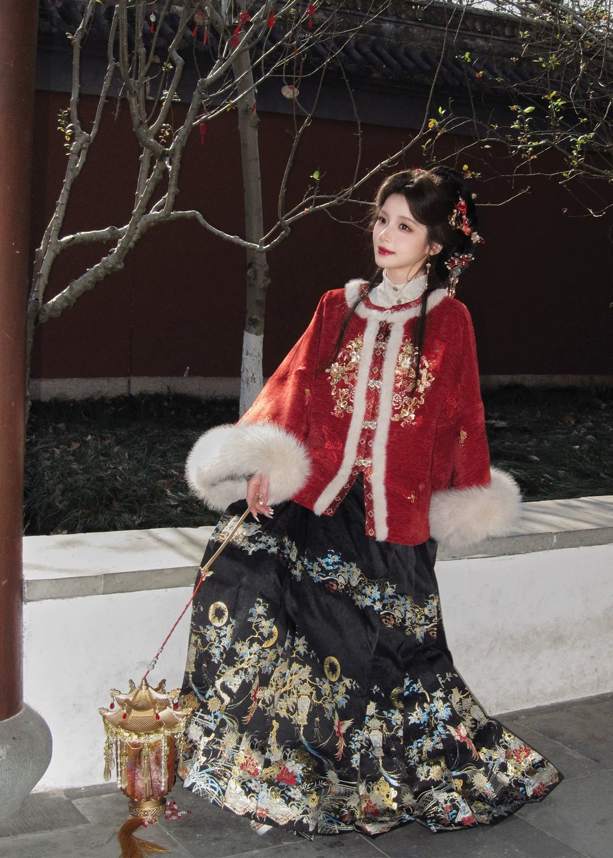 Crimson Snow | 3-Piece 2026 New Year Hanfu (流丹怀雪)