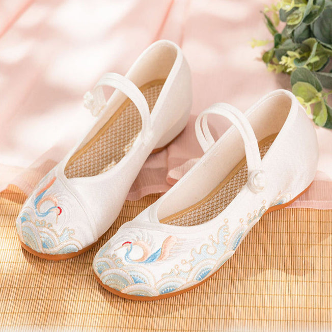 Azure Song | Embroidered Shoes (青歌）