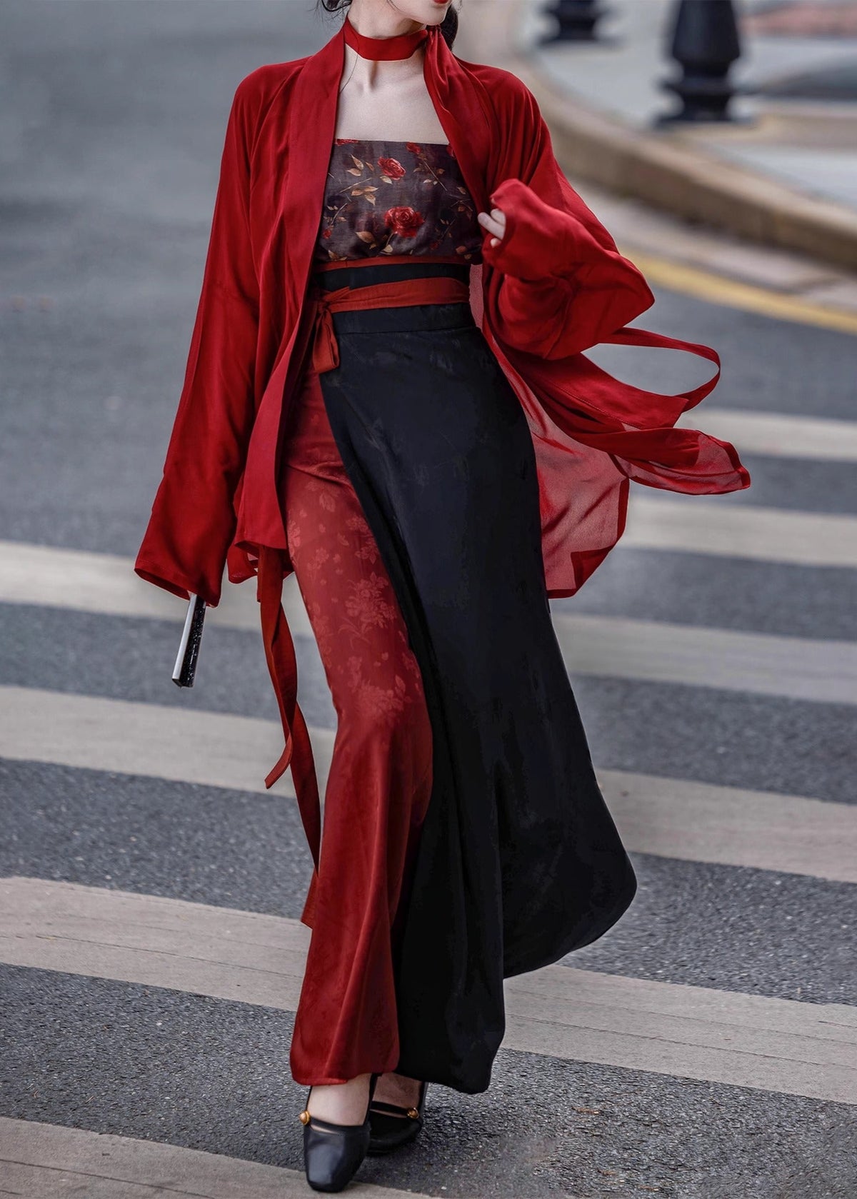 Twilight Rose | 3-Piece Hanfu (玫瑰夜语)