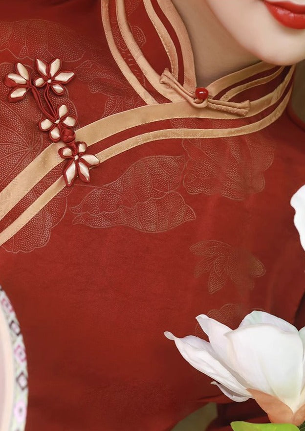 Wine | Red Qipao Dress (醉人红)