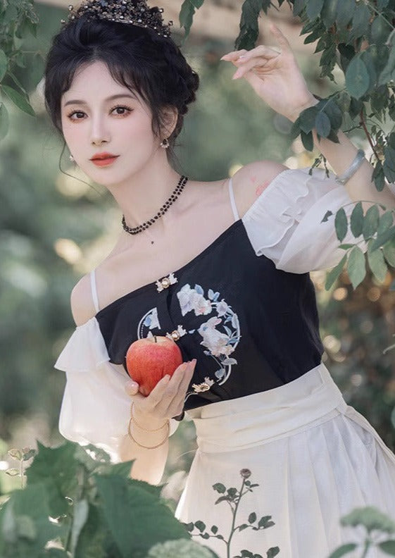 Garden Rabbit | Modern Puff Sleeves Dress (花间兔)