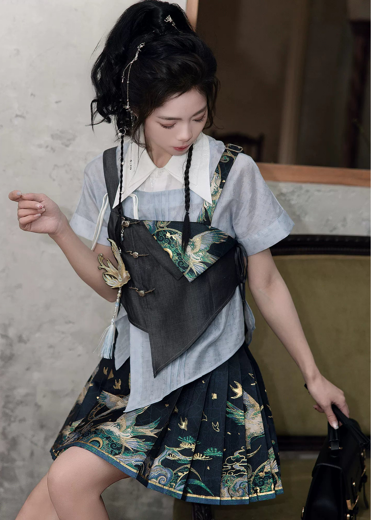 Fairy Deer | 6-Color Modern Short Ma Mian Skirt Collection (仙麓影)