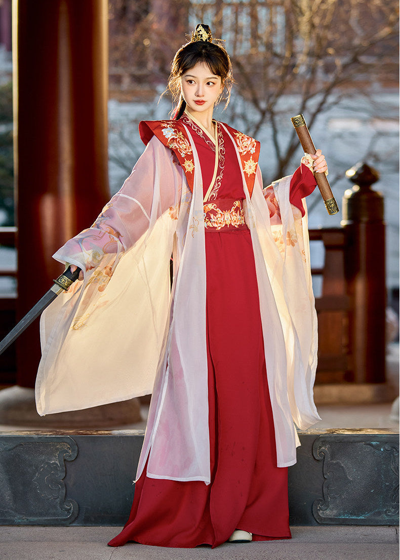 Jade Light | 3-Piece Unisex Couple Hanfu (碧海瑶光)
