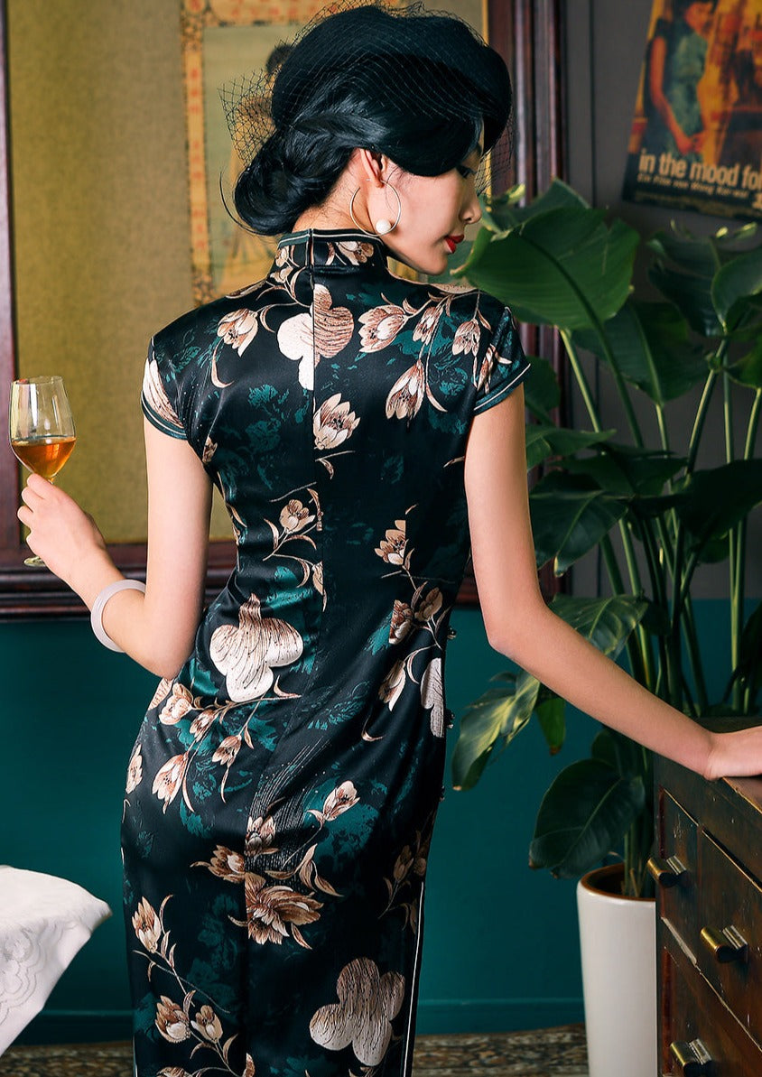 Yi Chuan | Silk Qipao Dress(伊川) – NewMoonDance