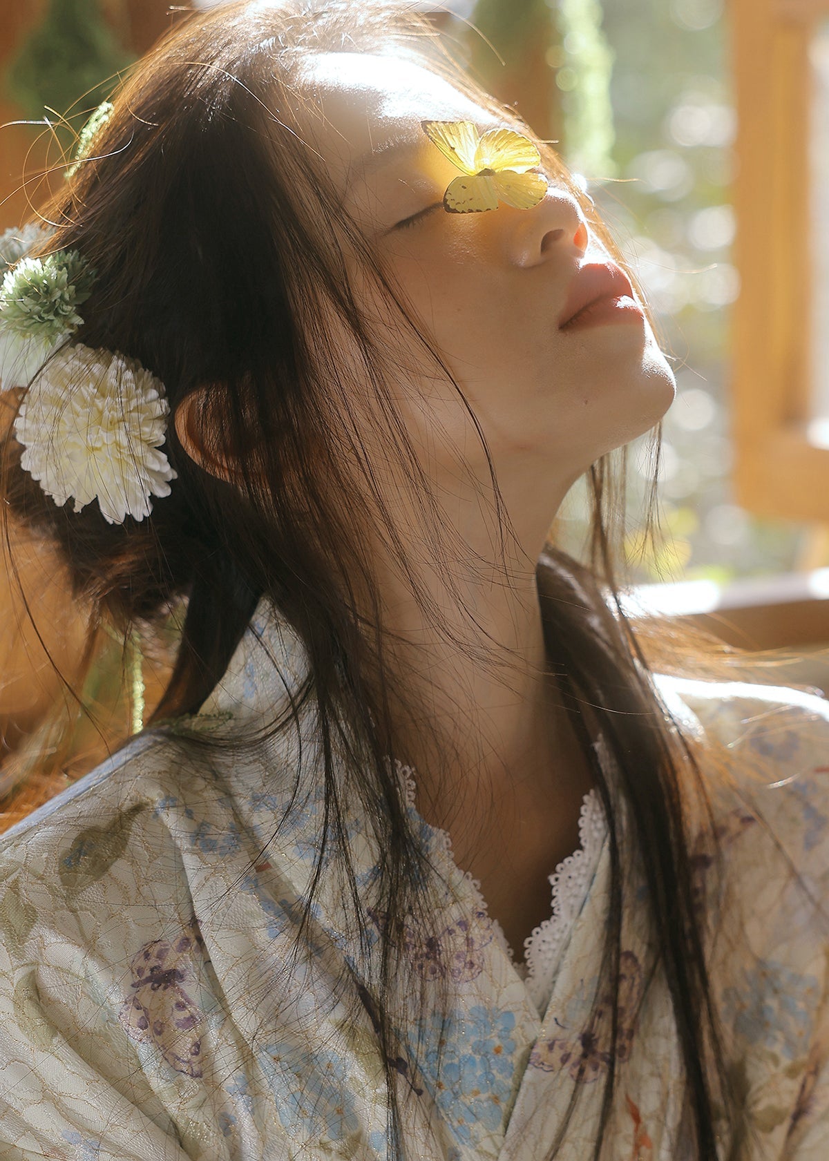 Butterfly & Blossom | 6-Piece Asian Kimono (蝶与花)