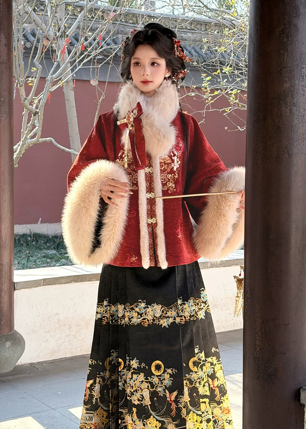 Crimson Snow | 3-Piece 2026 New Year Hanfu (流丹怀雪)