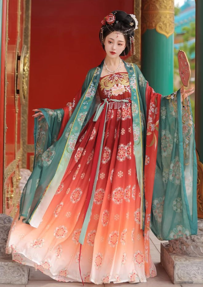 Tang Palace | 3-Pieces Embroidered Hanfu (唐宫花色)