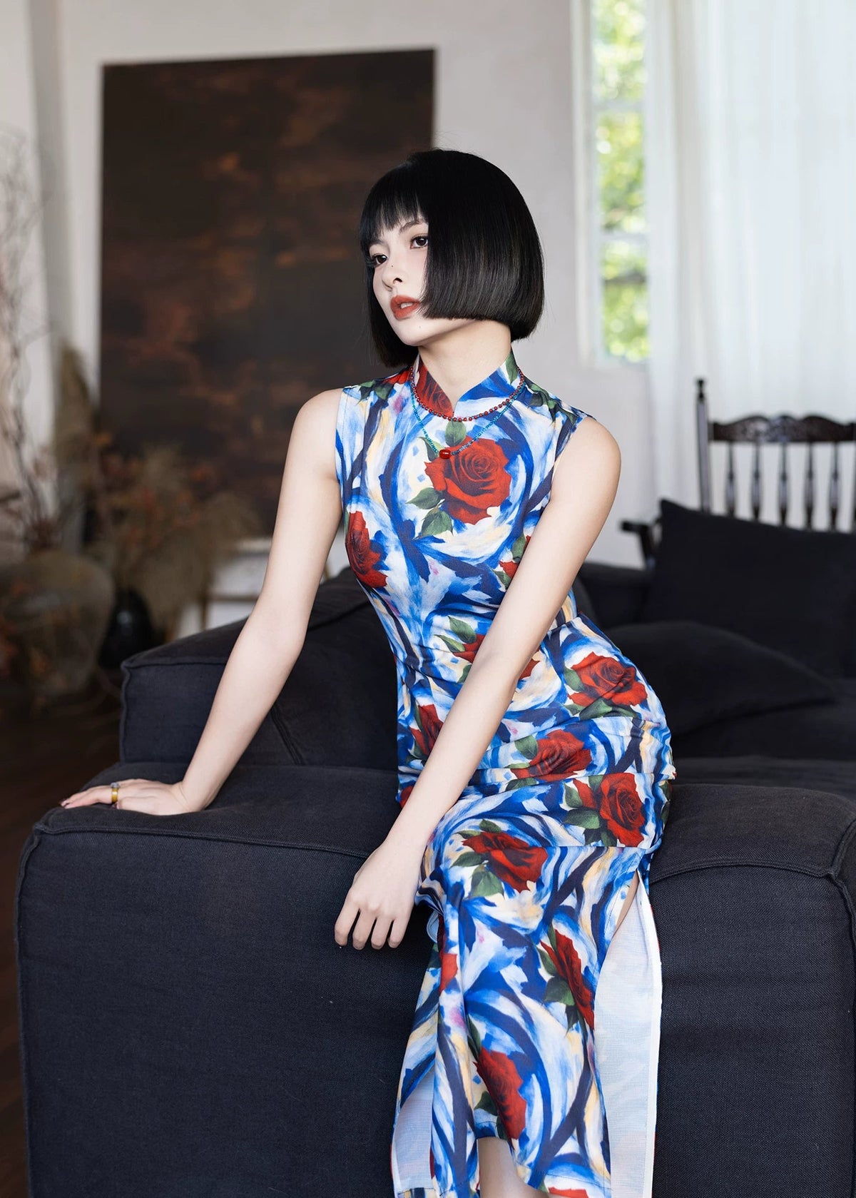 Kisses Everywhere | Rose Modern Qipao (处处吻)