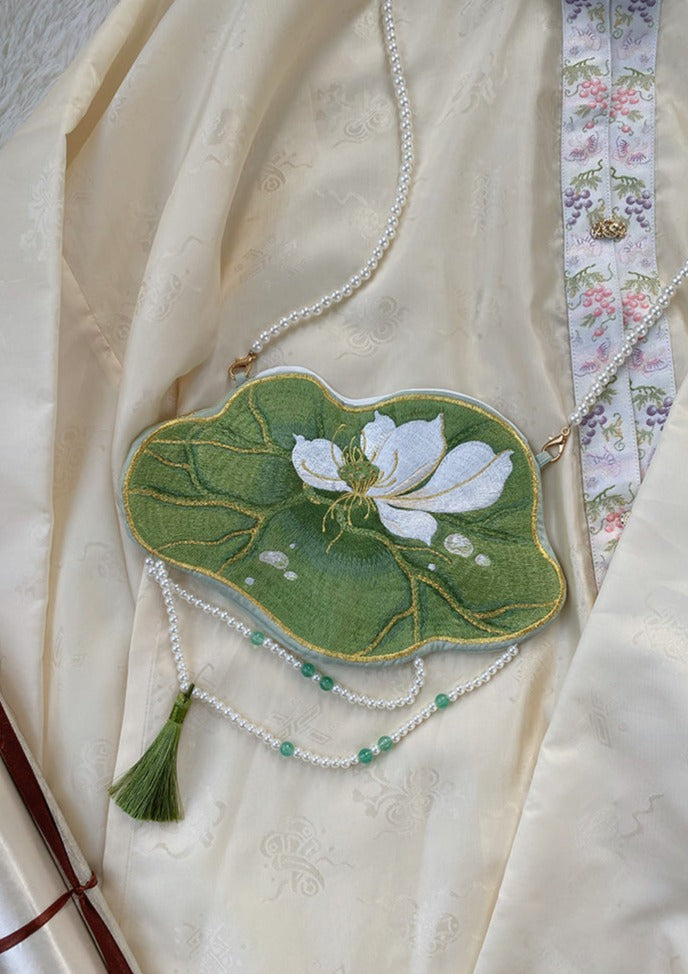Lotus Fairy | Embroidered Purse