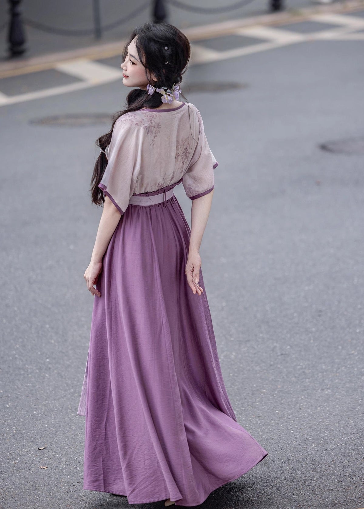 Wisteria | 2-piece Hanfu Set (紫藤)