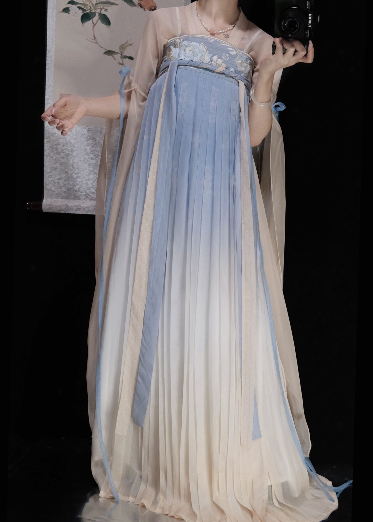 Moonlight | 5-Piece Embroidered Plus Hanfu (皎月)