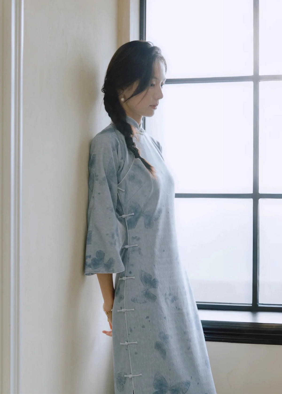 Blue Butterfly | 1930s Hong Kong Style Qipao (蓝蝶梦)