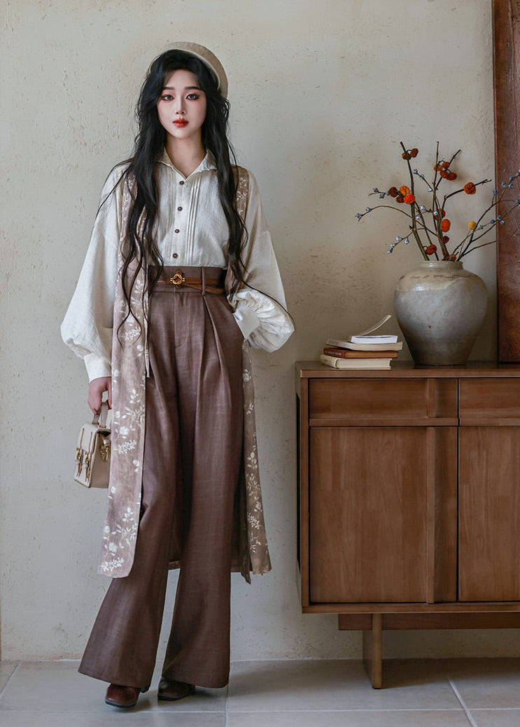 French Holiday | Modern 3-Piece Pants Set (南法假日)