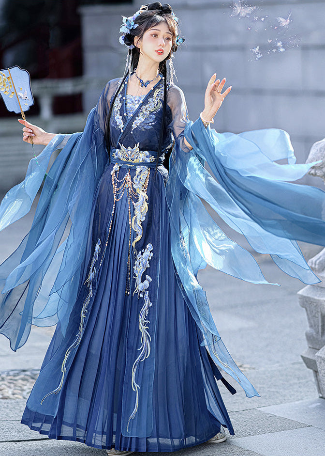 Dragon Queen | 5-Piece Embroidered Hanfu (西海龙王)