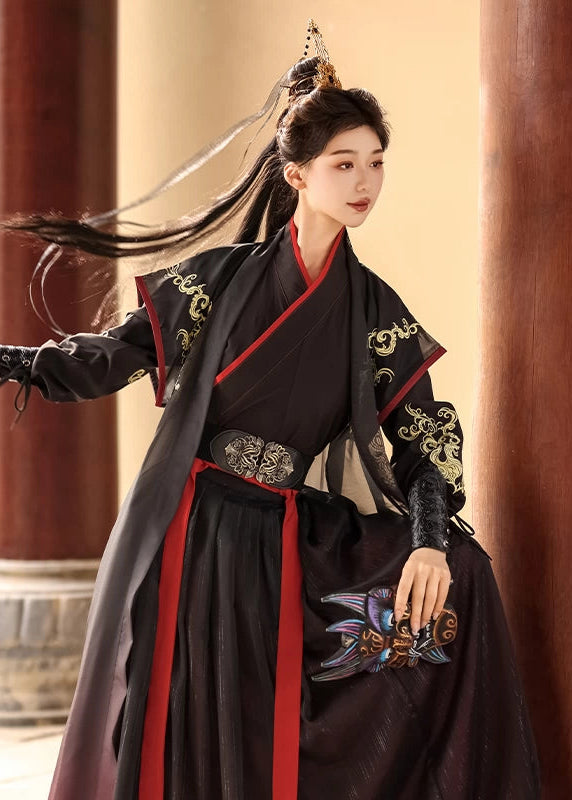 Twilight Sky | Unisex 5-Piece Hanfu Set (玄霄)