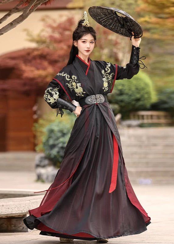 Twilight Sky | Unisex 5-Piece Hanfu Set (玄霄)