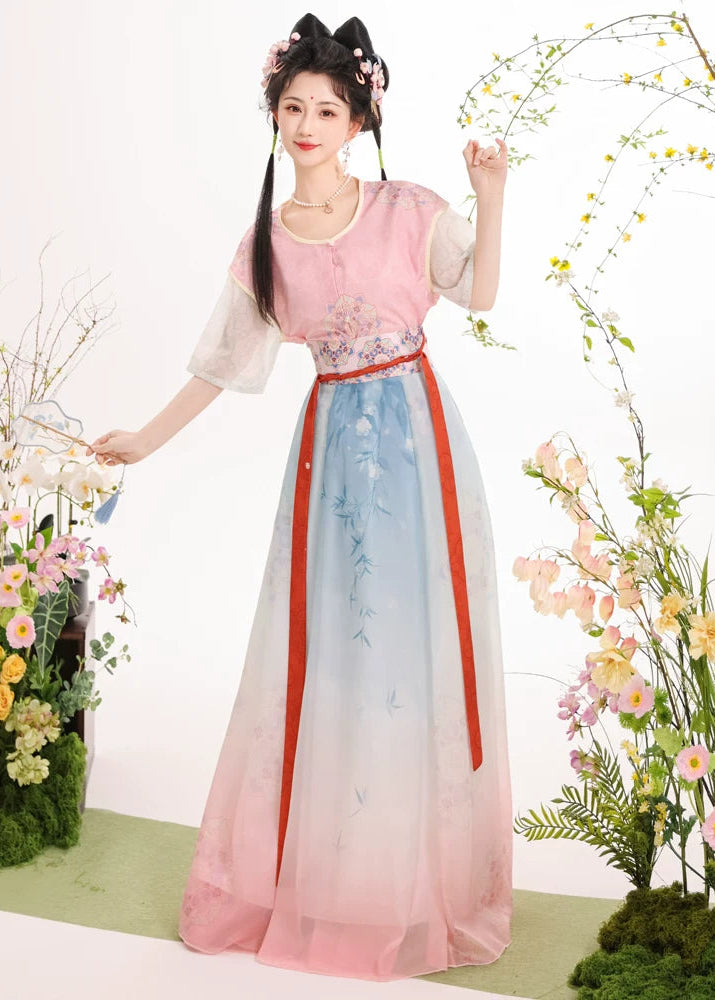 Summer Breeze | 2-Piece Plus Summer Hanfu (知夏)