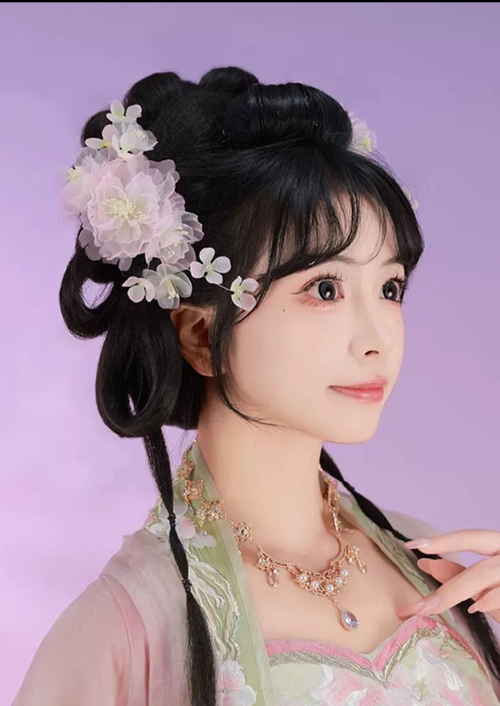 China Rose | Flower Hair Clips (月季)