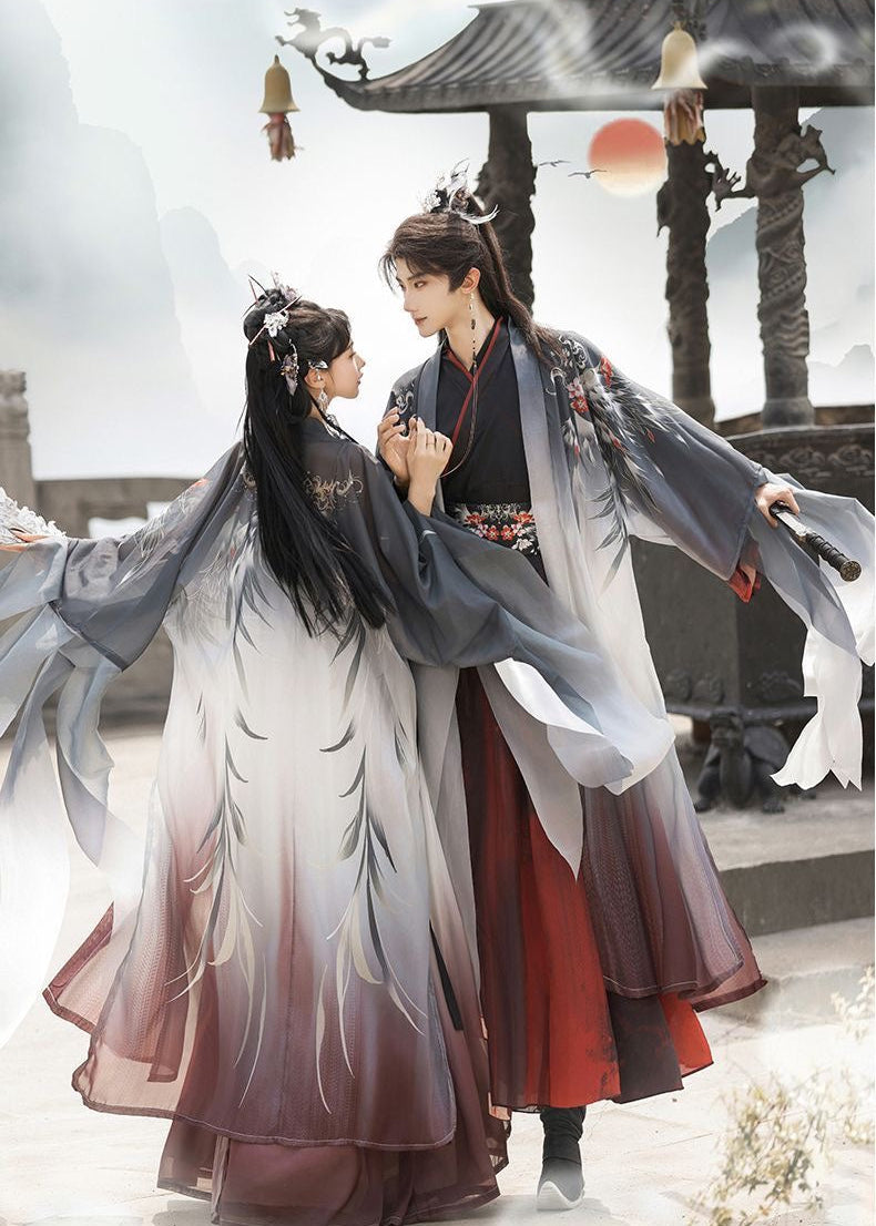 Mystic Bird | 2-Piece Plus Couple Hanfu (玄鸟)