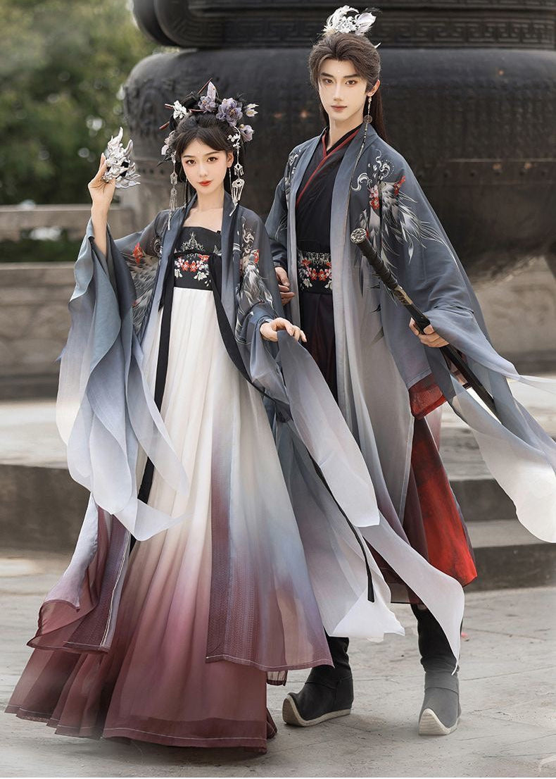 Mystic Bird | 2-Piece Plus Couple Hanfu (玄鸟)