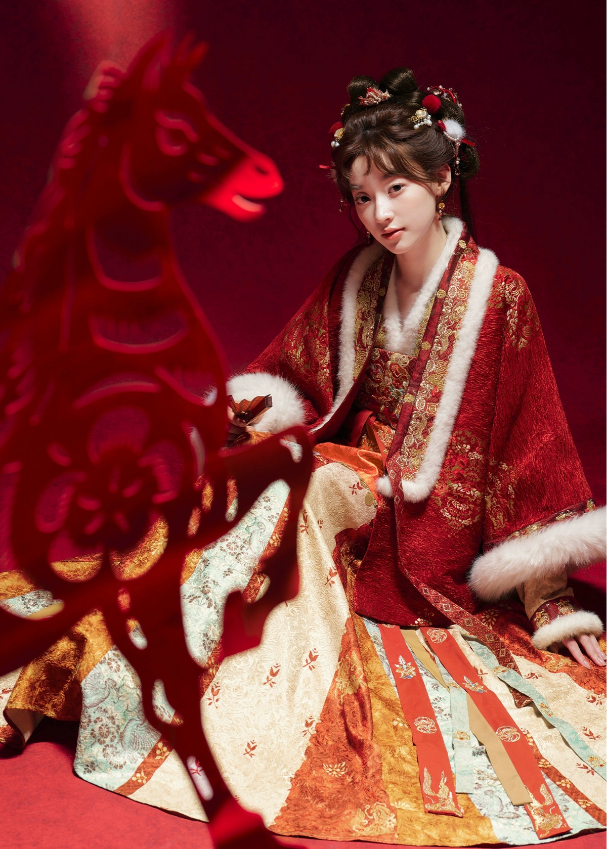 Golden Horse | 4-Piece 2026 New Year Hanfu (金马阳焰)