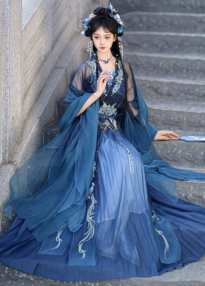 Dragon Queen  | 5-Piece Embroidered Hanfu (西海龙王)