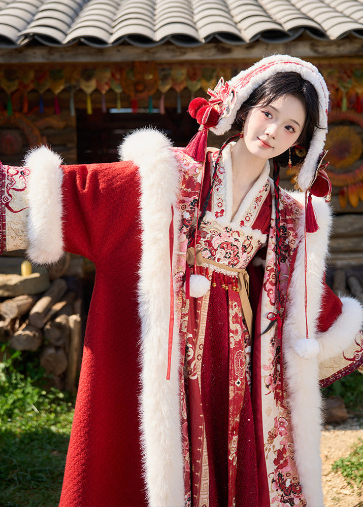 Fortune Snake | 4-Pieces 2025 New Year Hanfu (灵蛇小财神)