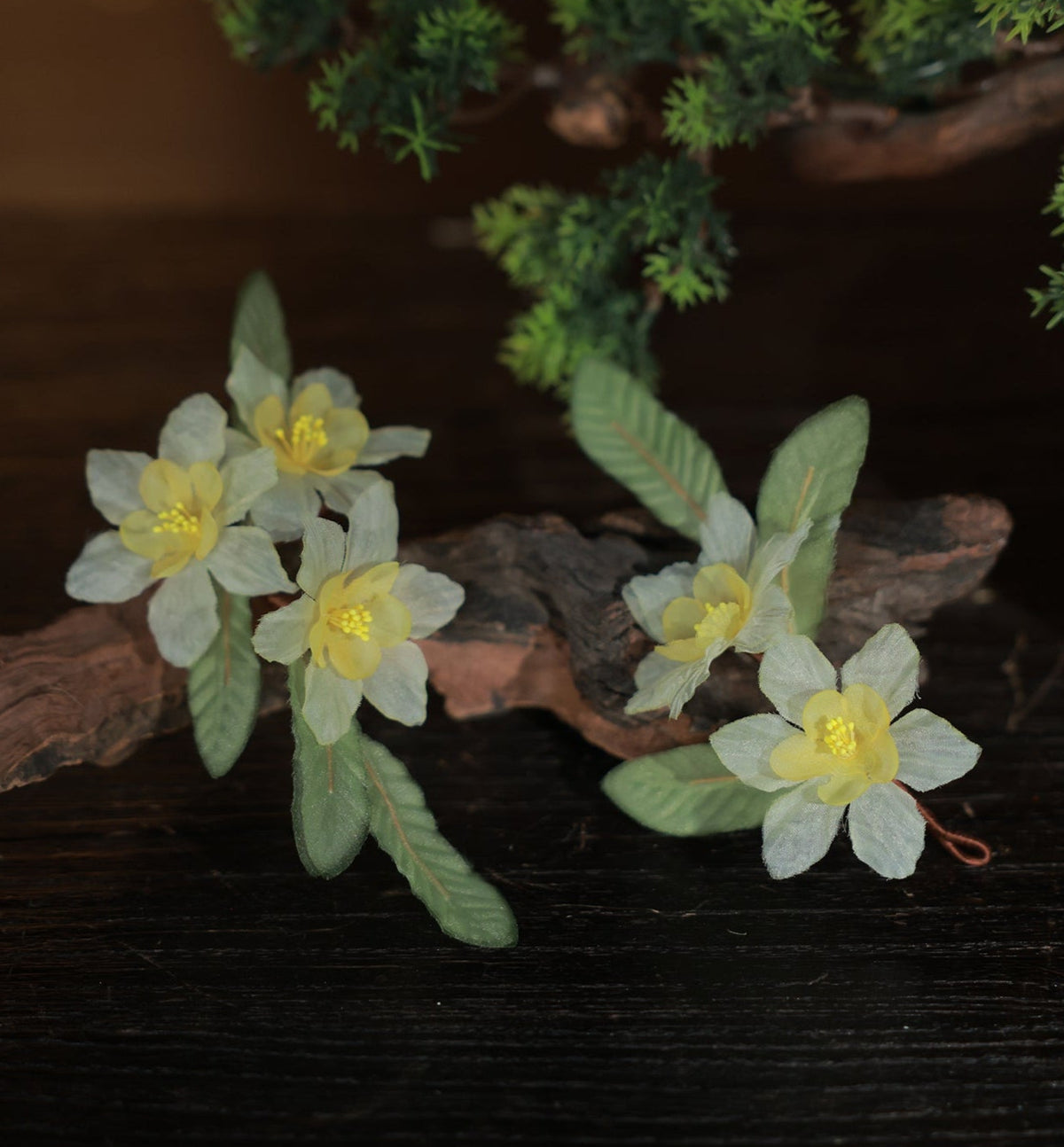 Spring Charm | 2-Piece Flower Hair Pieces (水仙子)