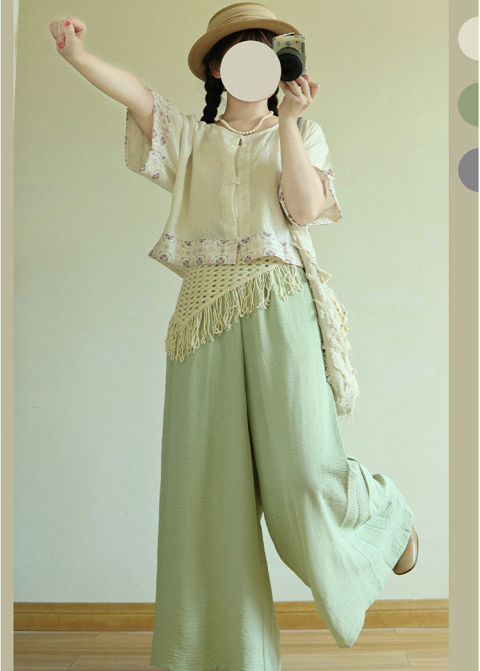 Midsummer Breeze | 2-Piece Plus Pants Set (盛夏)