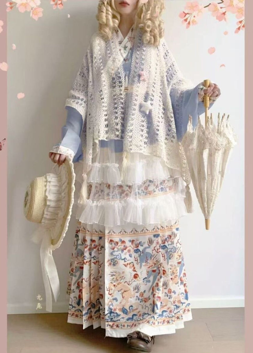 Sweet Petal | 4-Piece Plus Lolita Hanfu (甜瓣)