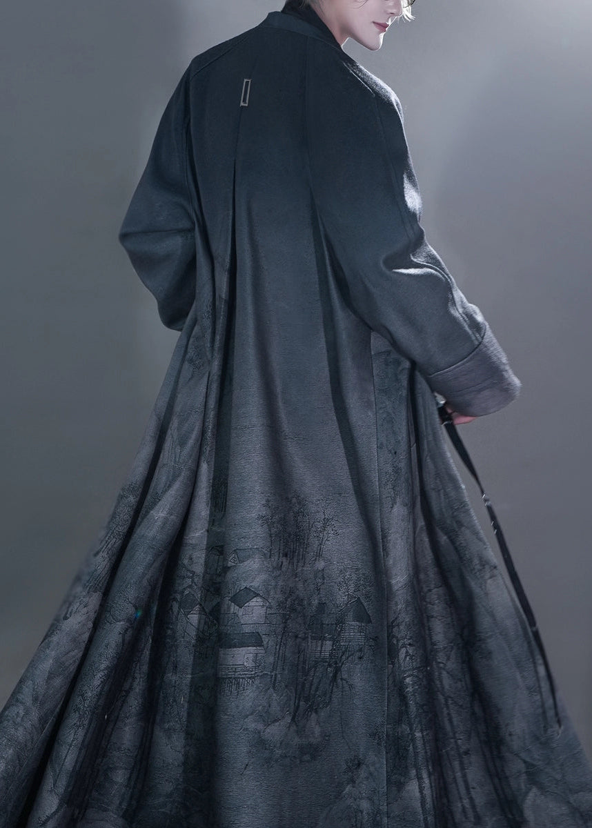 Snow Moutains | Modern Unisex Coat And Scarf (江山覆雪)