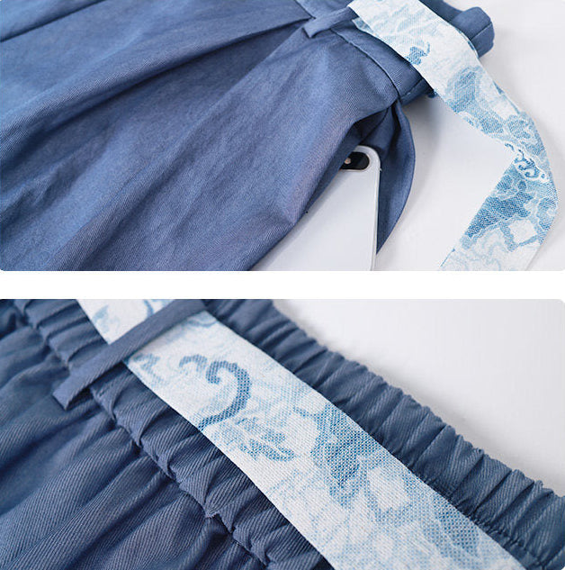 Azure | 3-piece Modern Shorts Set (空青)