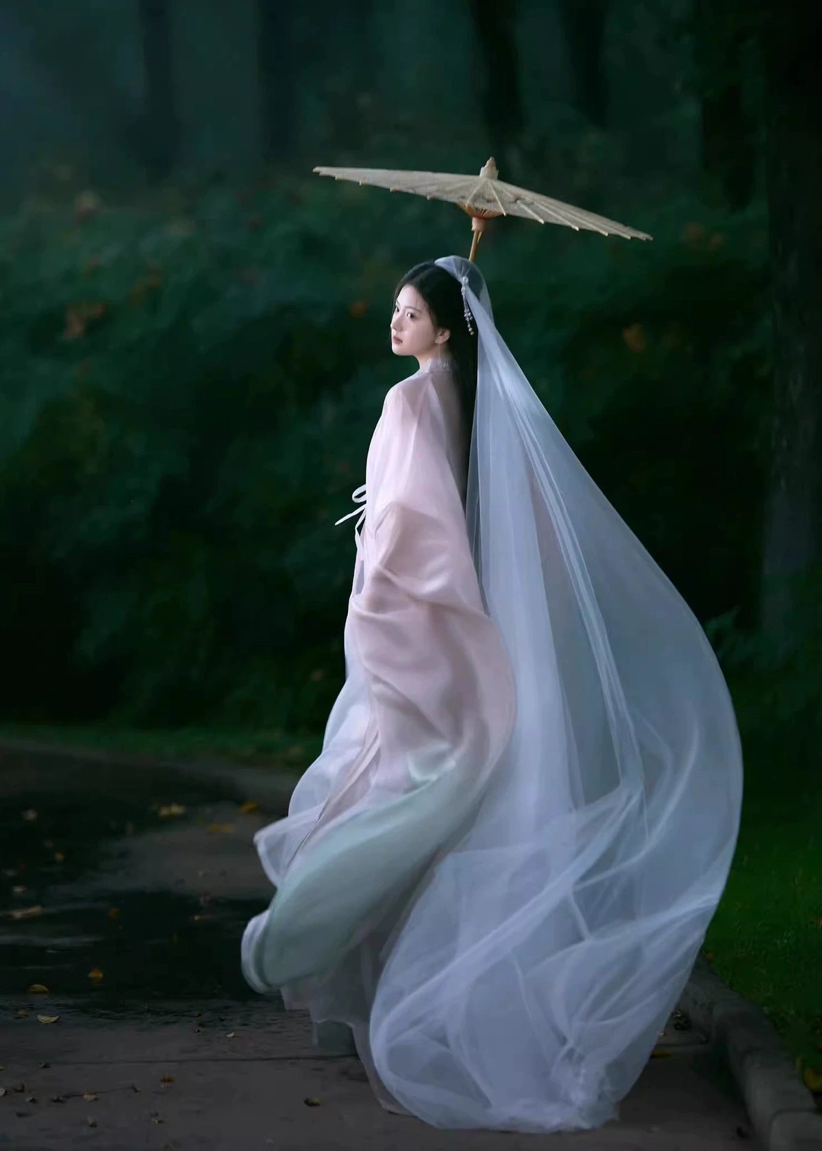 Jade Guanyin | 4-Piece Hanfu (玉观音)